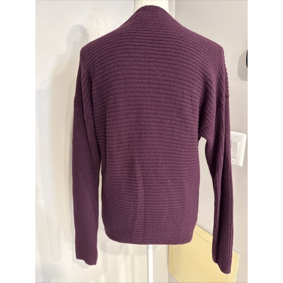 EXPRESS MAROON LONG SLEEVE SWEATER STRETCH Long Sleeve Size Medium - Picture 3 of 6